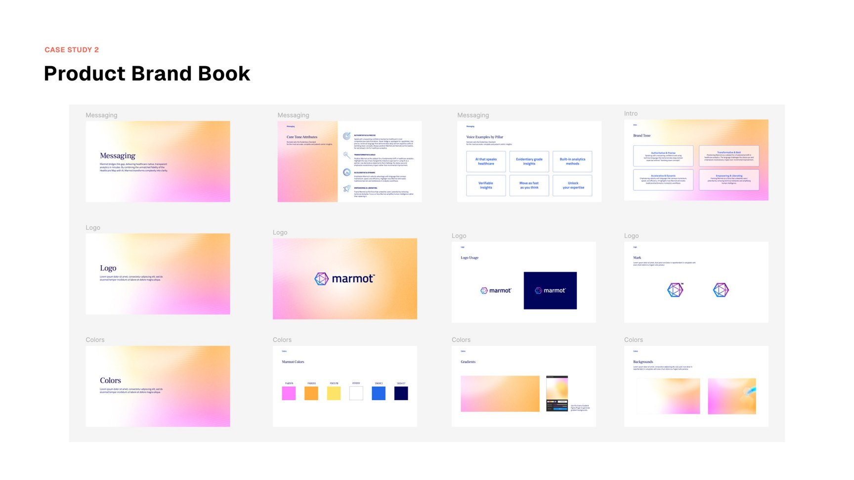 Marmot product brand book work, view 1.1
