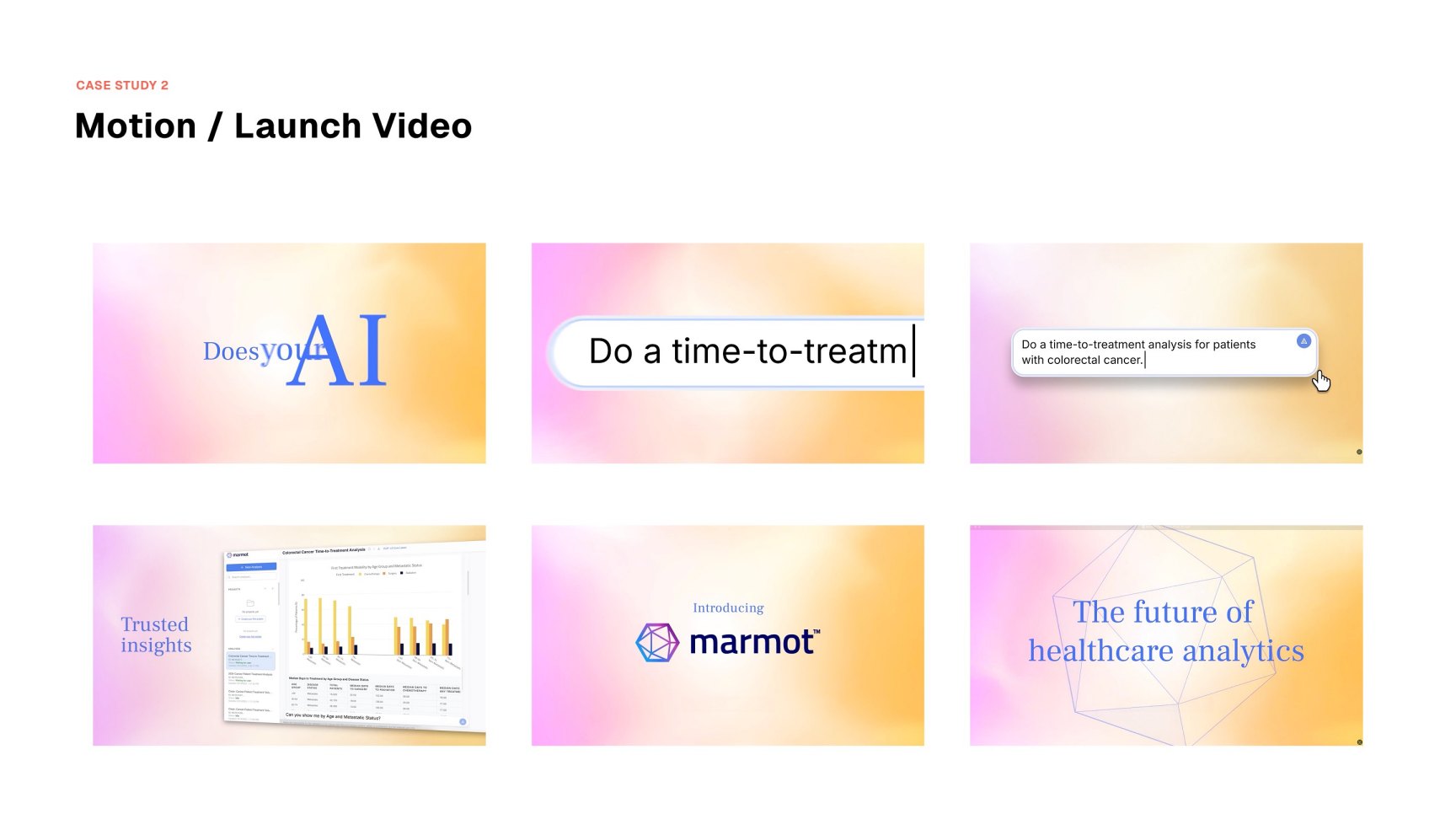Marmot motion and launch video work, view 4.1
