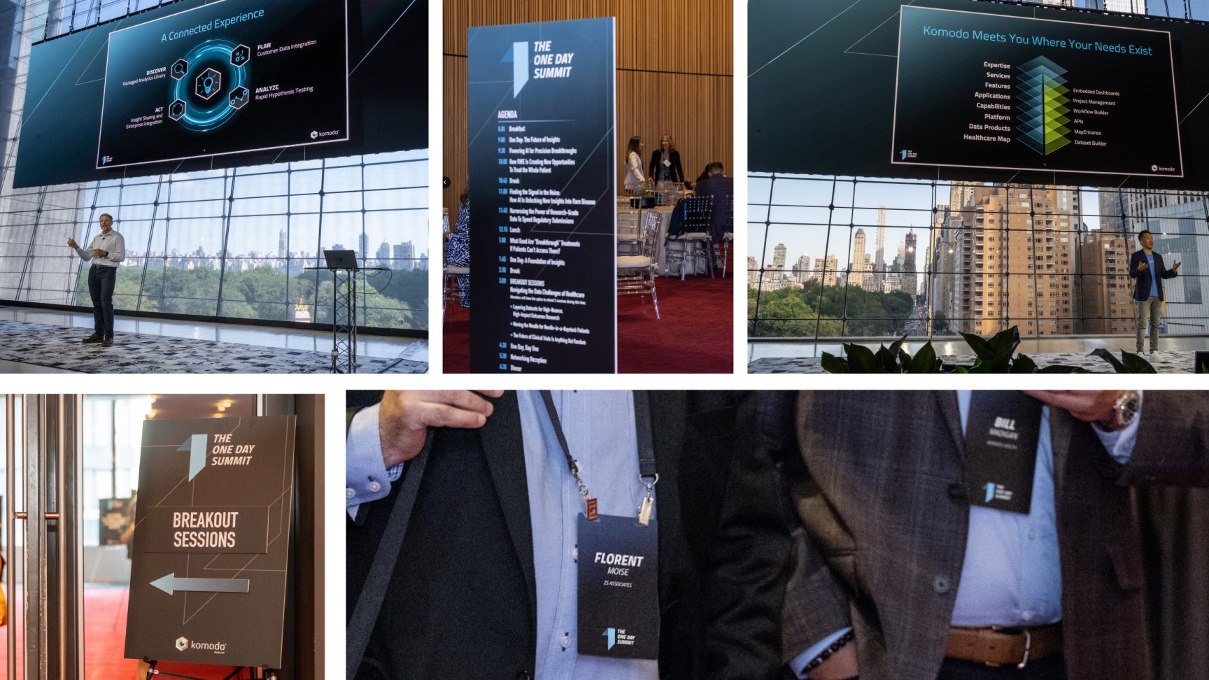 The One Day Summit event experience work, view 6.1